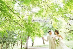 滋賀県 彦根で思い出に残る前撮りをしましょう！彦根市の穴場スポット曽根沼緑地公園