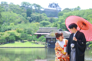滋賀でフォトウエディング件数No.１のブライダルフォトワークス　結婚式の前撮りにもおススメ　思い出のロケーションスポットでの撮影が可能